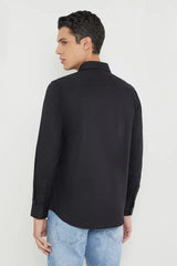 Solid Cotton Regular Fit Mens Shirts